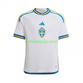 Camisolas de futebol Suécia Equipamento Alternativa 2022/23 Manga Curta